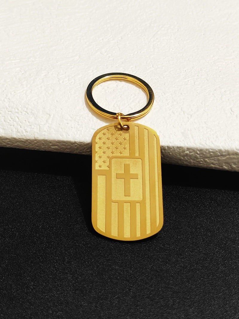 Steel Cross Necklace