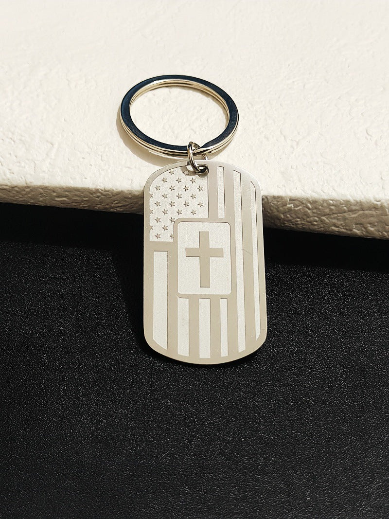 Steel Cross Necklace
