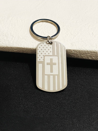 Steel Cross Necklace