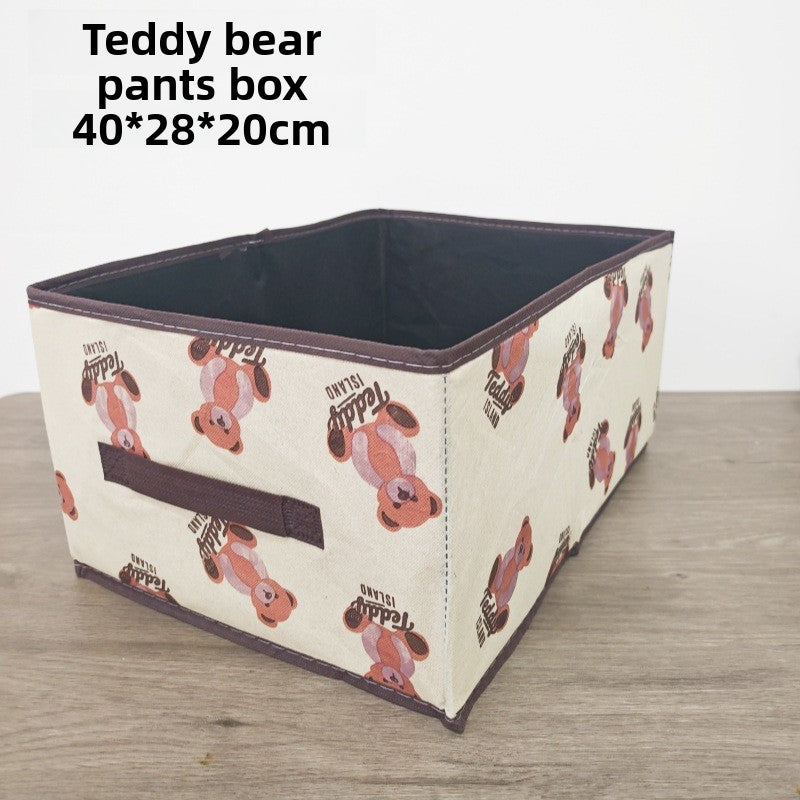Steel Frame Houndstooth Storage Box