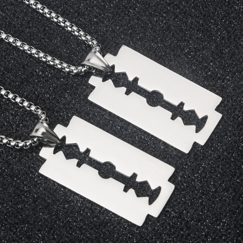 Steel Pendant Necklace