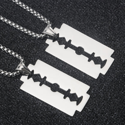 Steel Pendant Necklace
