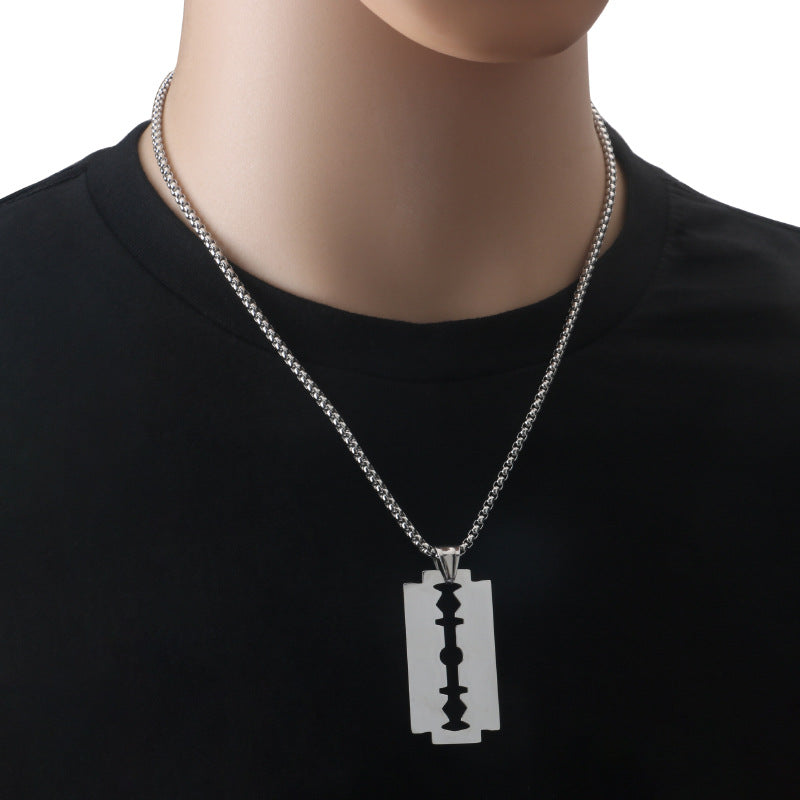 Steel Pendant Necklace
