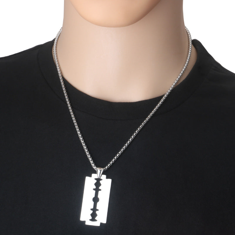 Steel Pendant Necklace