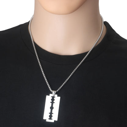 Steel Pendant Necklace