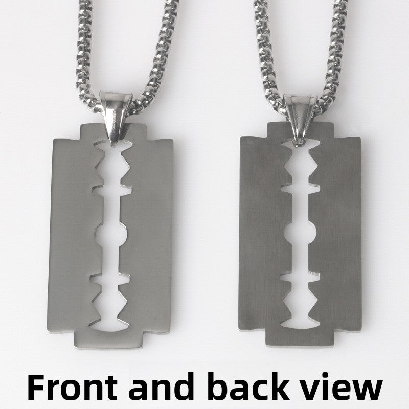 Steel Pendant Necklace