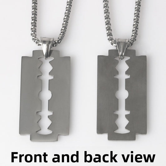 Steel Pendant Necklace