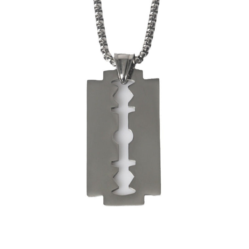 Steel Pendant Necklace