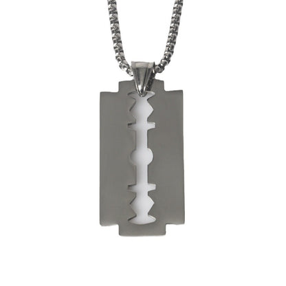 Steel Pendant Necklace