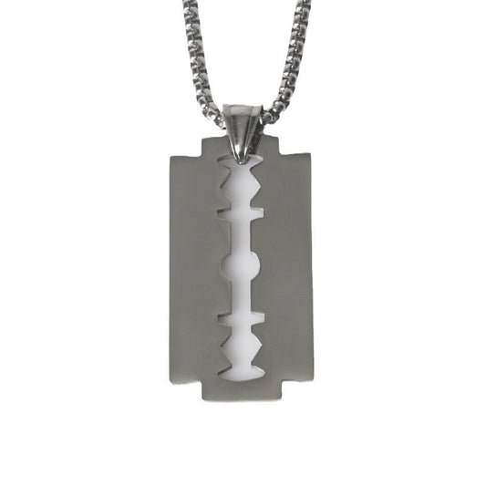 Steel Pendant Necklace