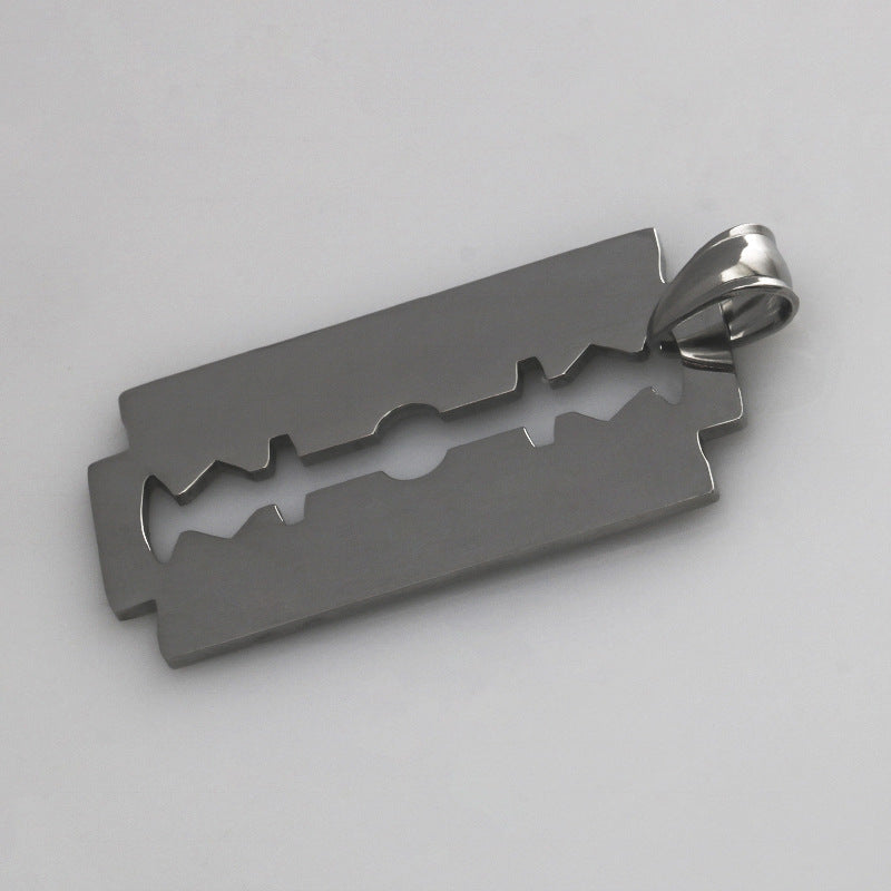 Steel Pendant Necklace