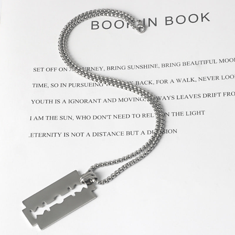 Steel Pendant Necklace