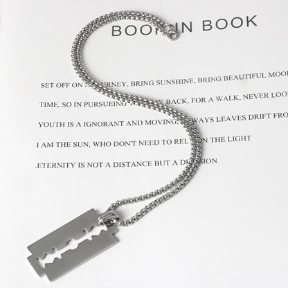 Steel Pendant Necklace