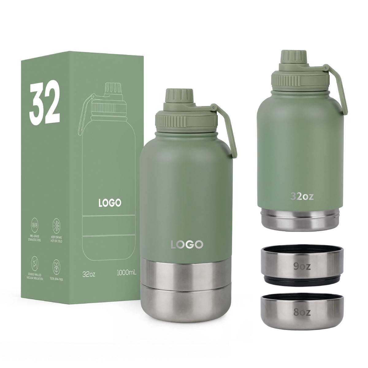 Steel Pet Water Bottle