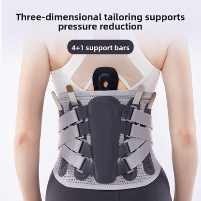 Steel Plate Waist Support Belt Mesh Breathable Sports