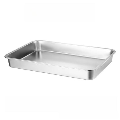 Steel Square Tray with Lid for Commercial Use