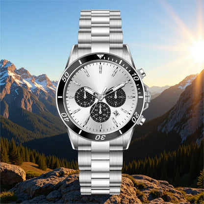 Steel strap watch