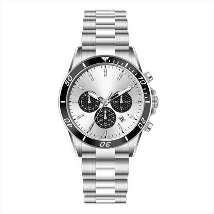 Steel strap watch