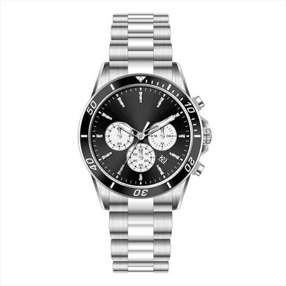 Steel strap watch