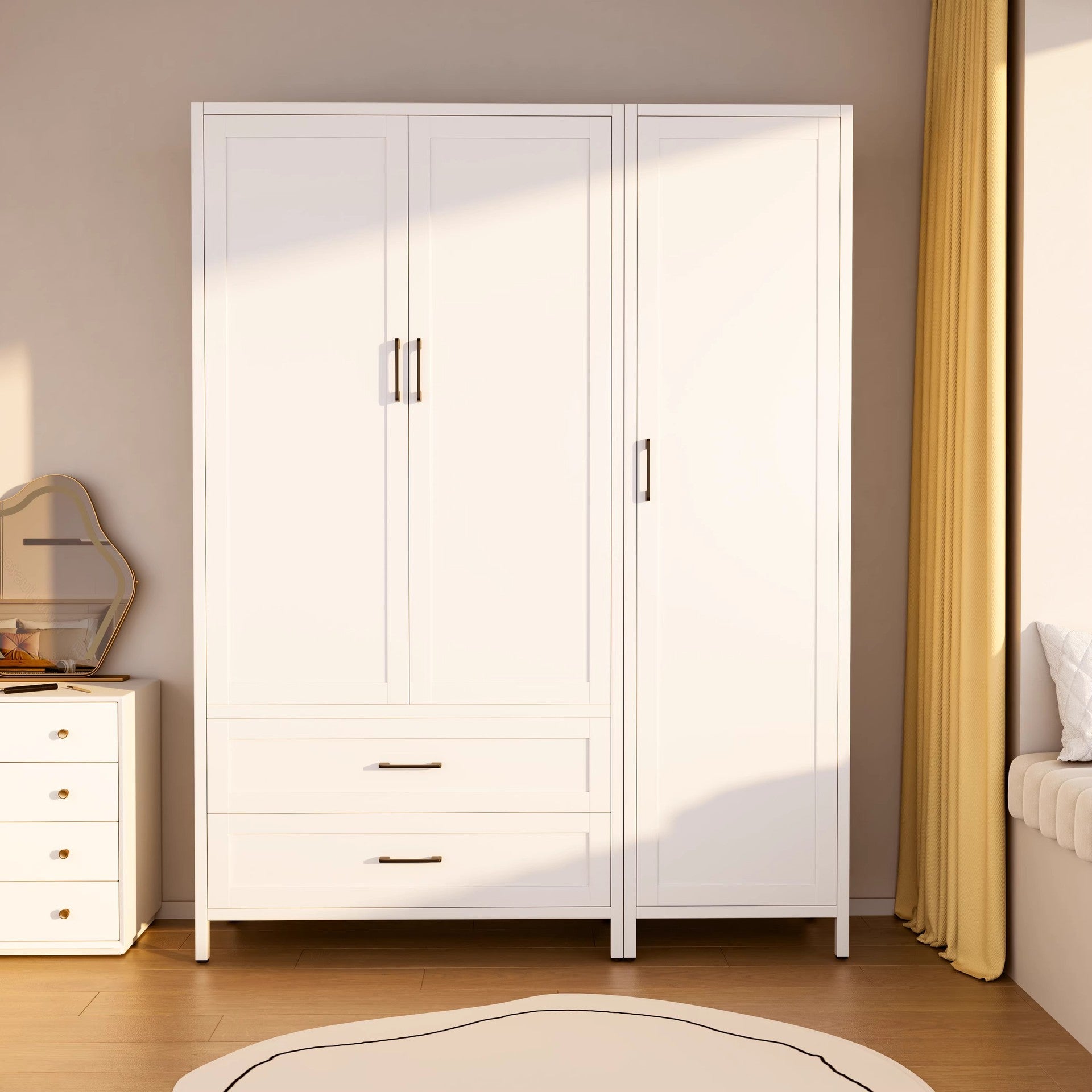 Steel Wardrobe for Bedroom Storage
