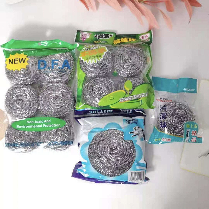 Steel wire ball