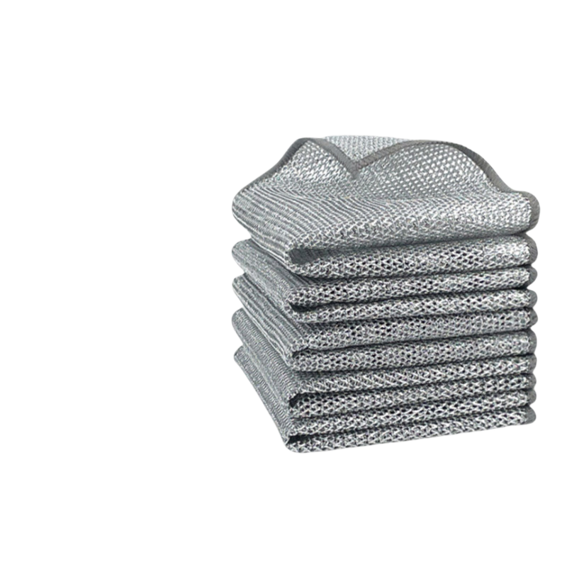 Steel wire dishcloth