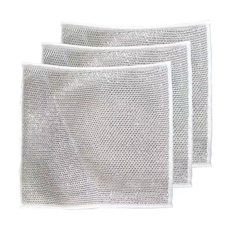 Steel wire dishcloth