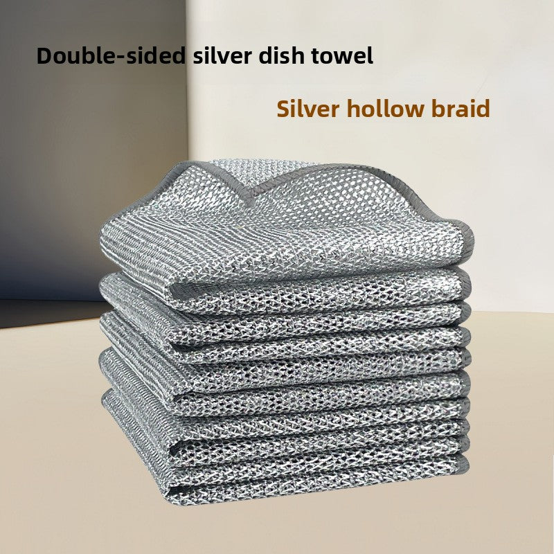 Steel wool cleaning cloth