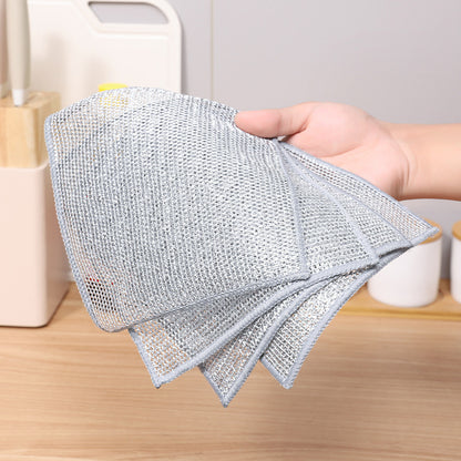 Steel wool cleaning cloth