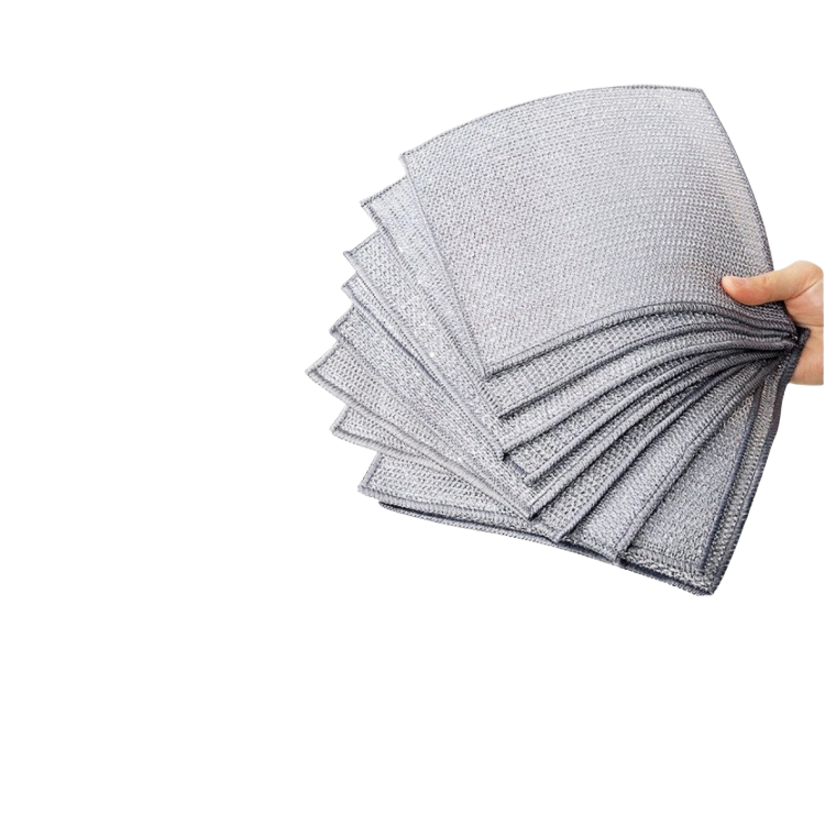 Steel wool cleaning cloth
