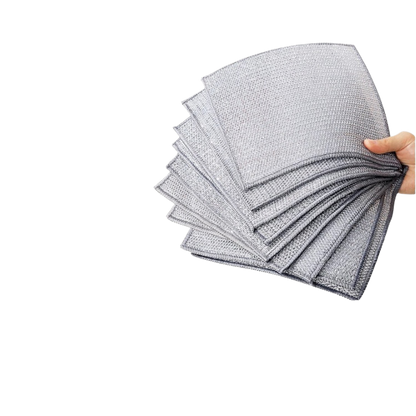 Steel wool cleaning cloth