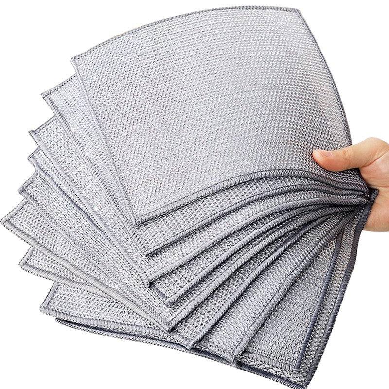 Steel wool cleaning cloth