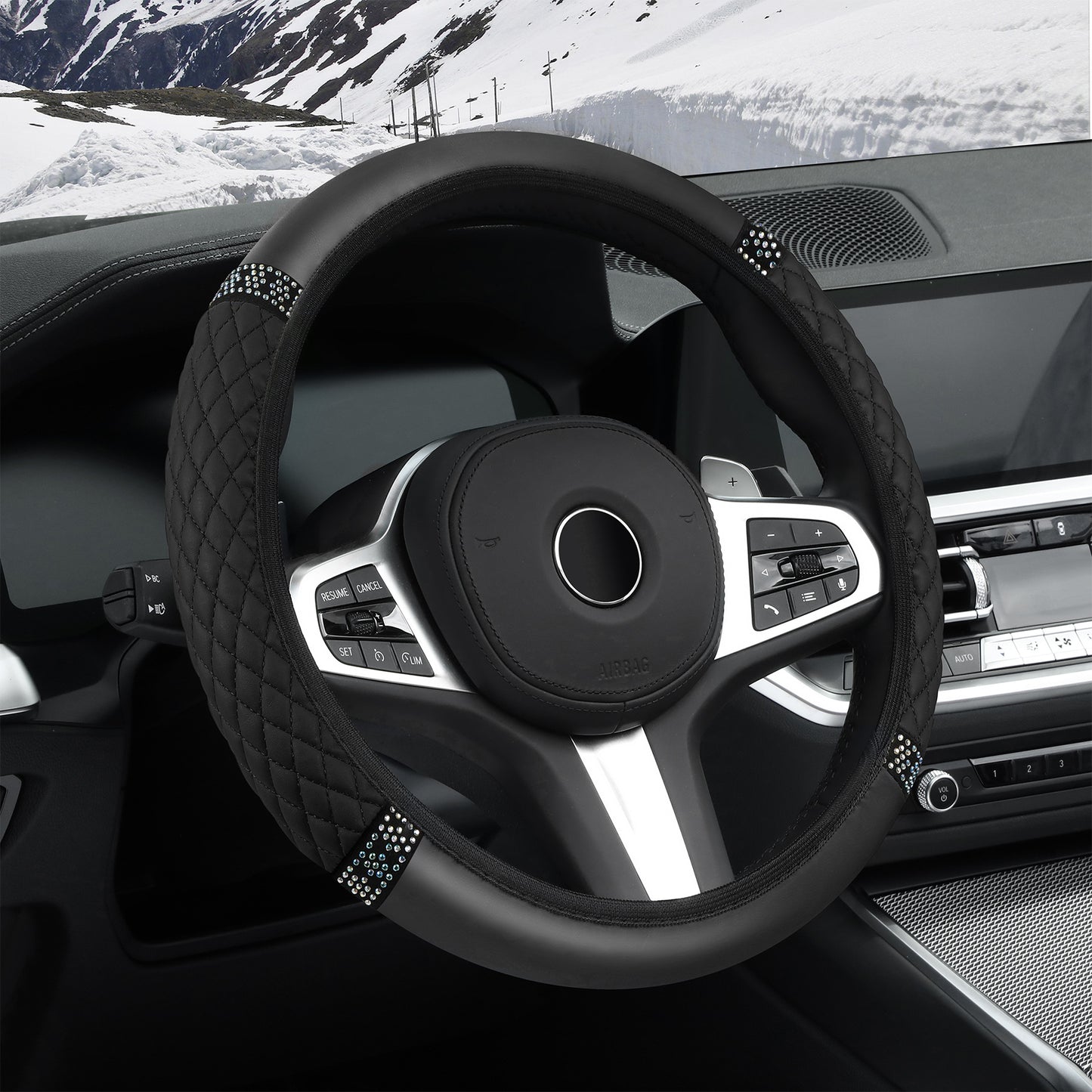 Steering wheel cover