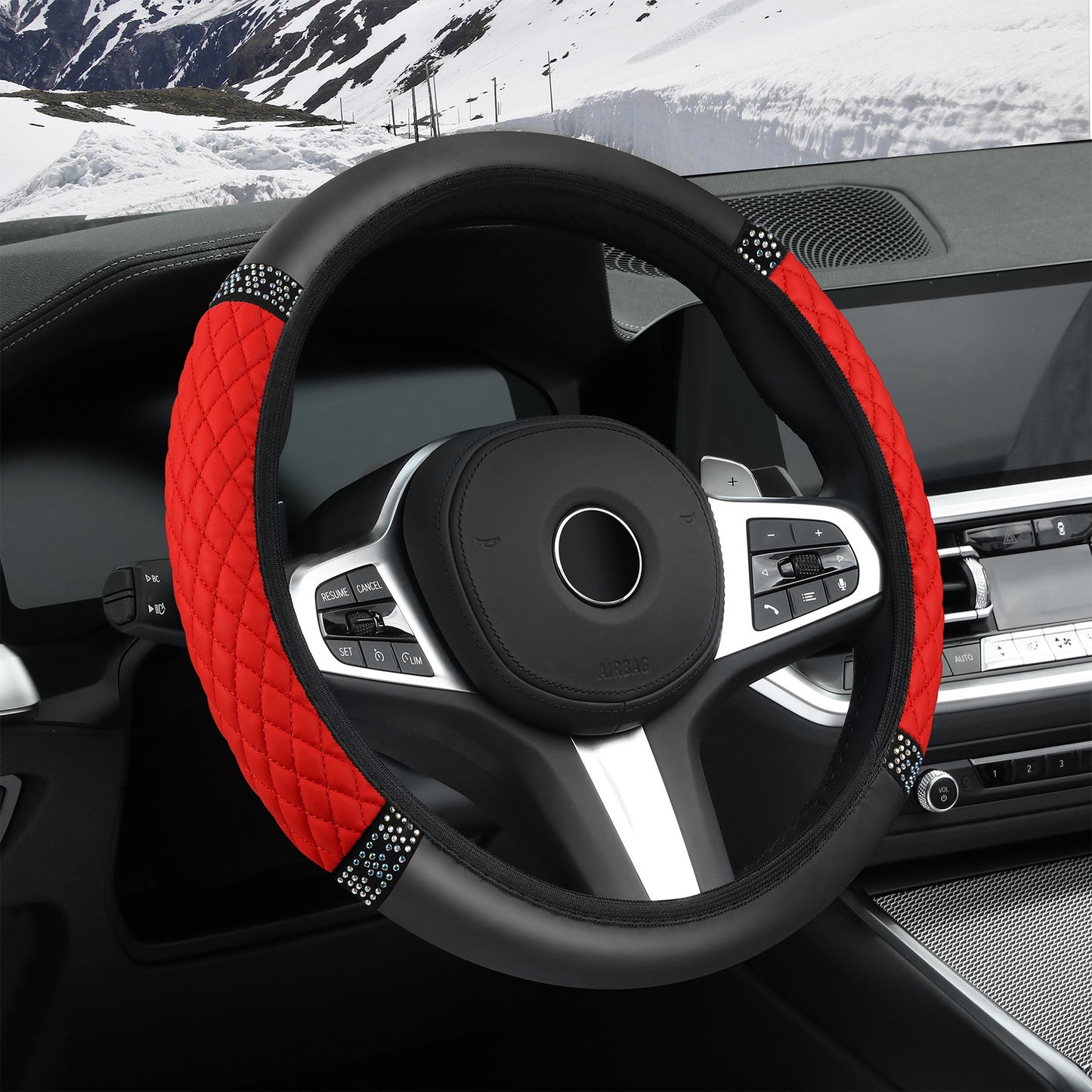 Steering wheel cover