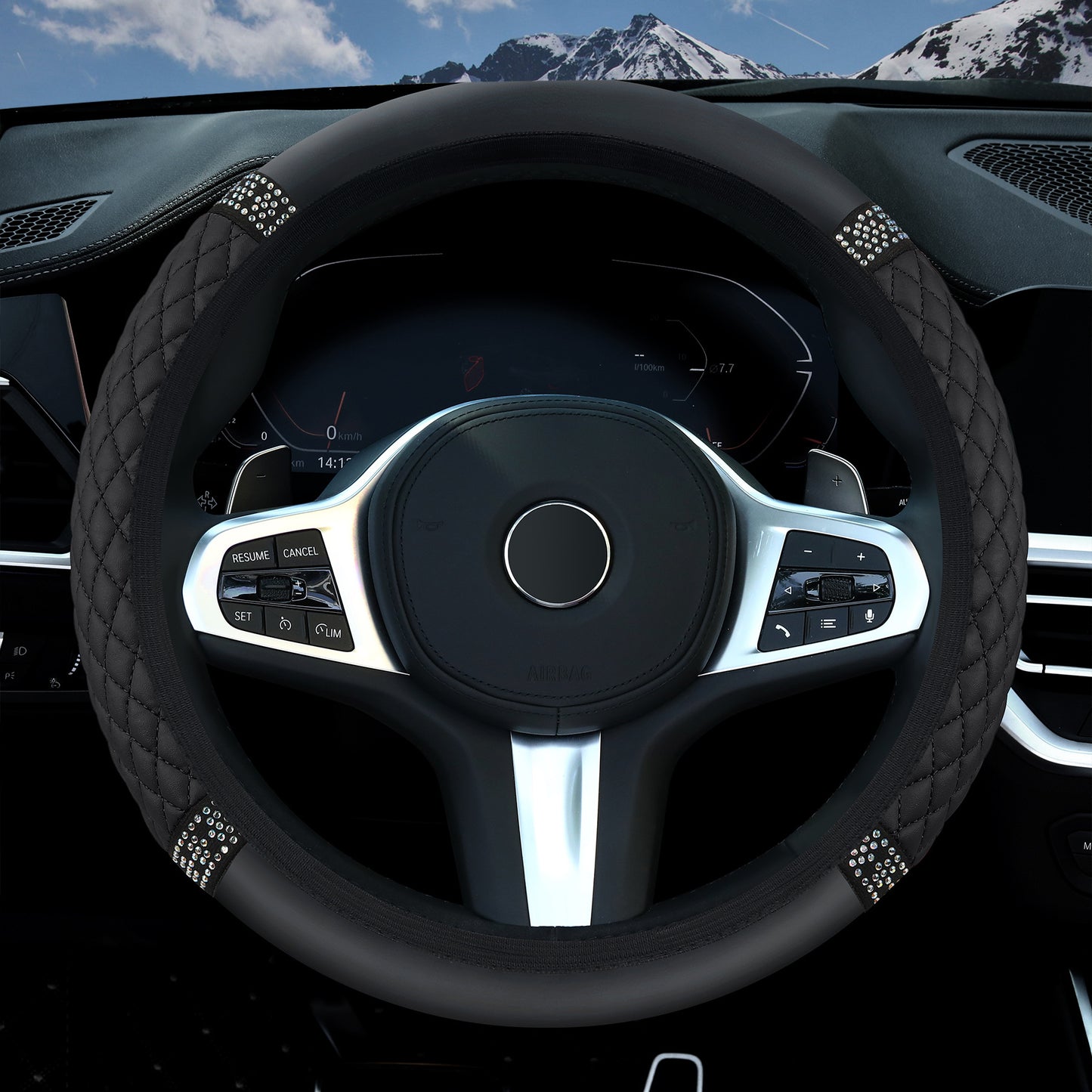 Steering wheel cover