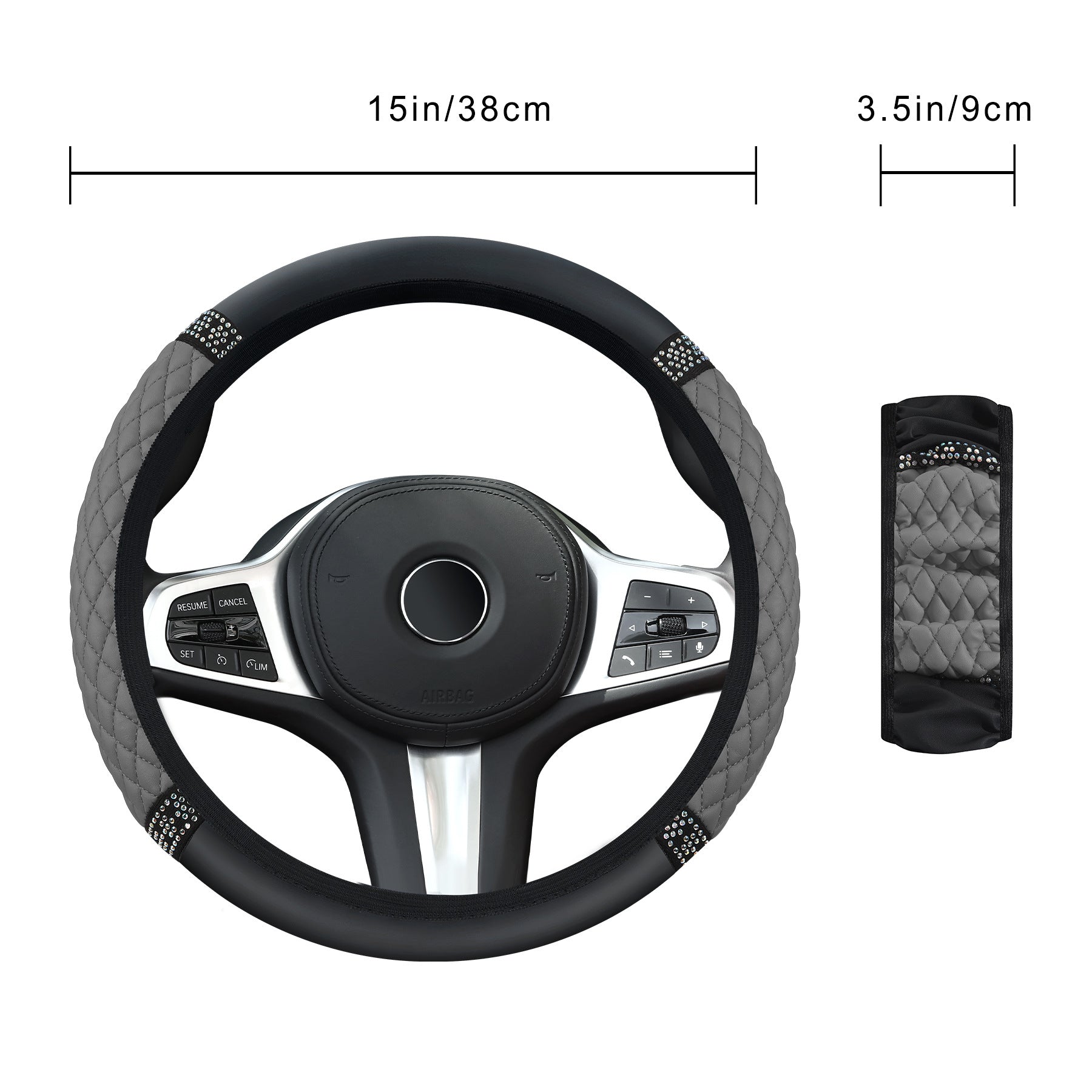 Steering wheel cover