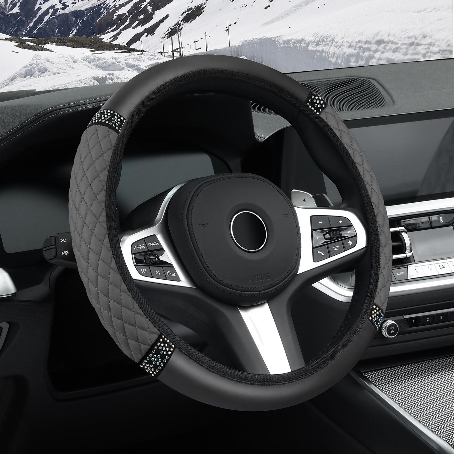 Steering wheel cover