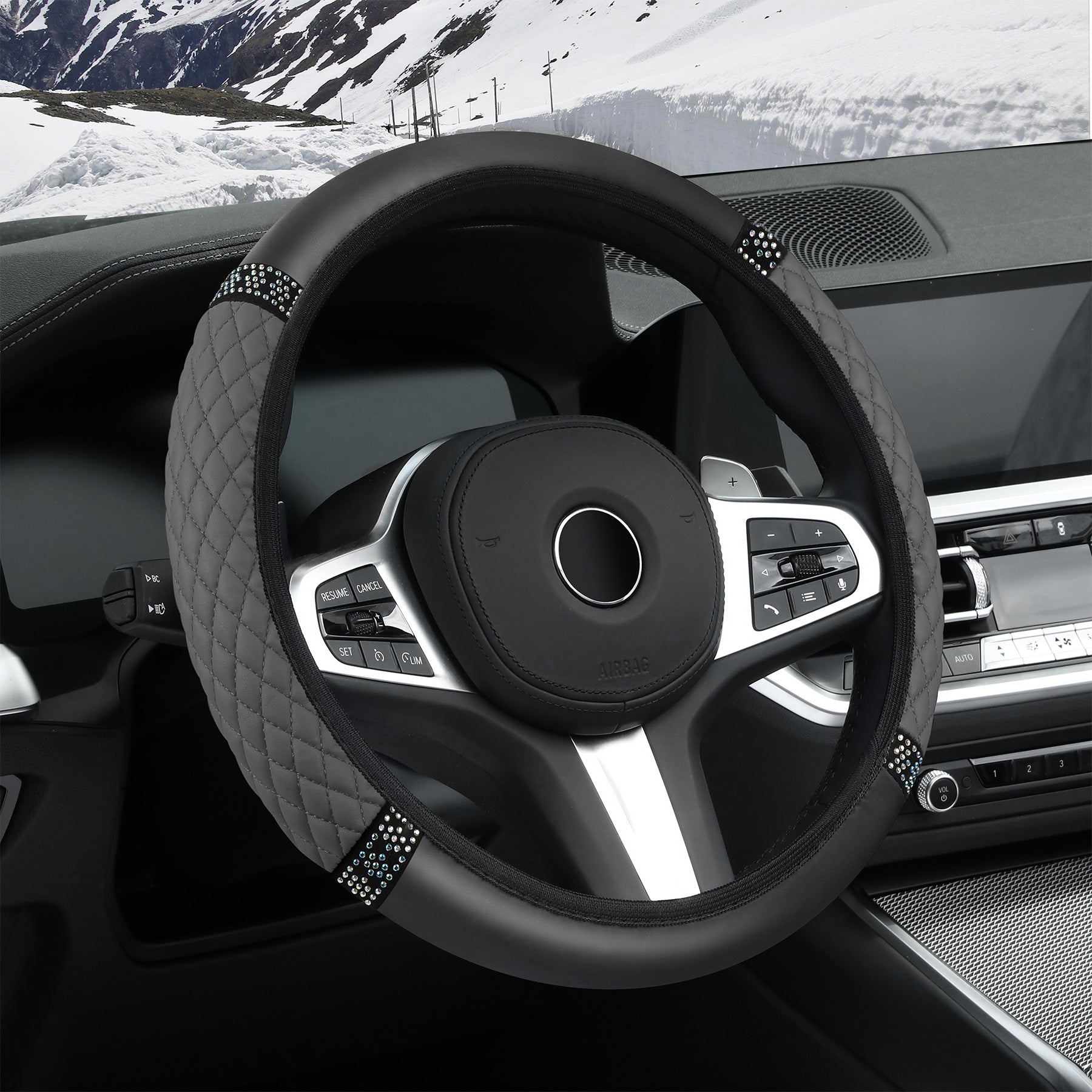 Steering wheel cover