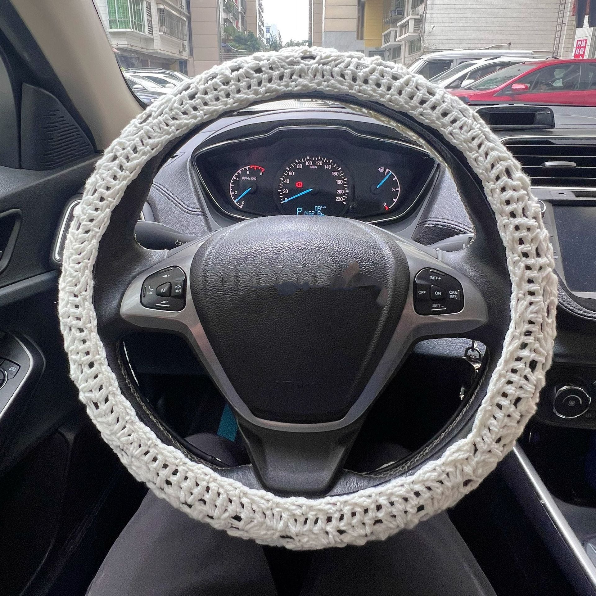 Steering wheel cover warm seat belt cover