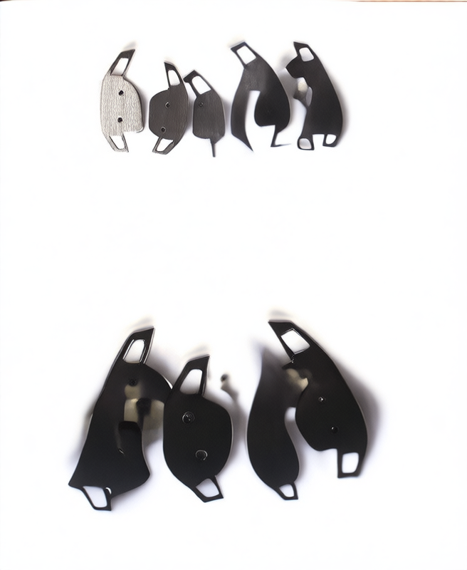 Steering wheel shift paddles for modification