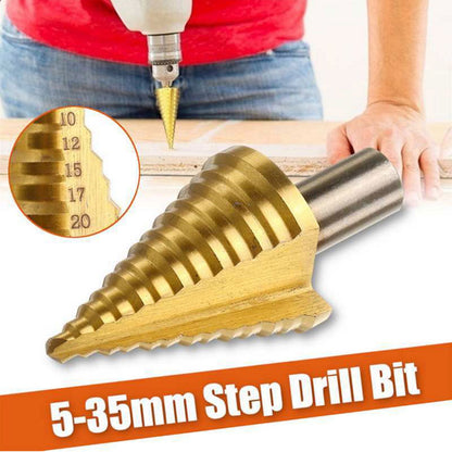 Step drill bit