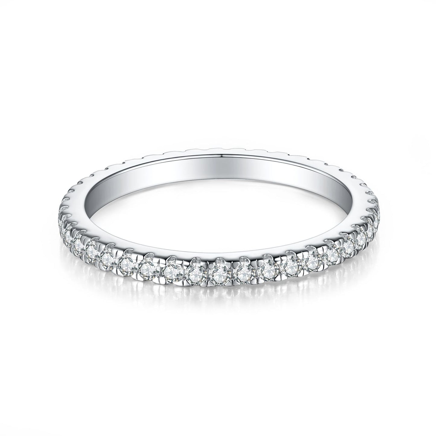 Sterling Silver Diamond Ring for Women
