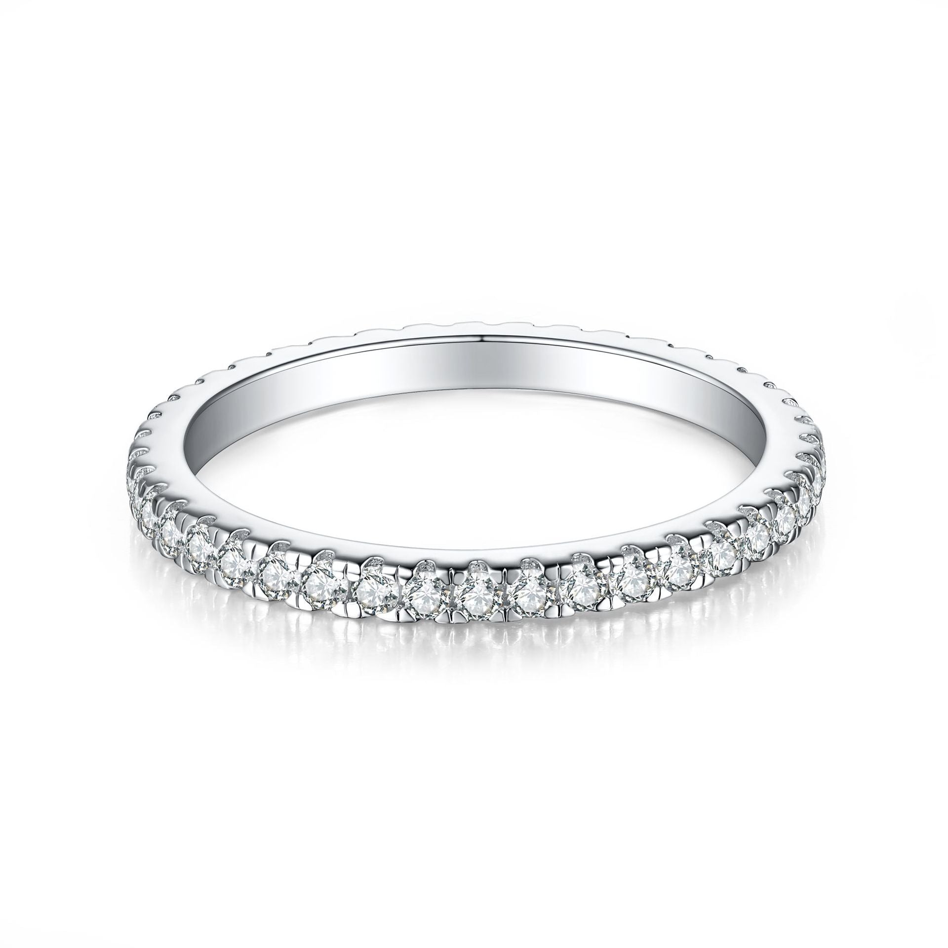 Sterling Silver Diamond Ring for Women