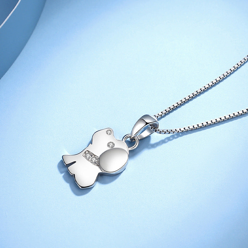 Sterling Silver Dog Pendant