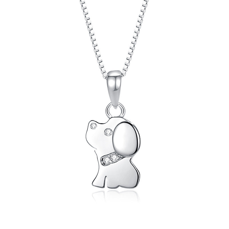 Sterling Silver Dog Pendant