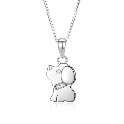 Sterling Silver Dog Pendant