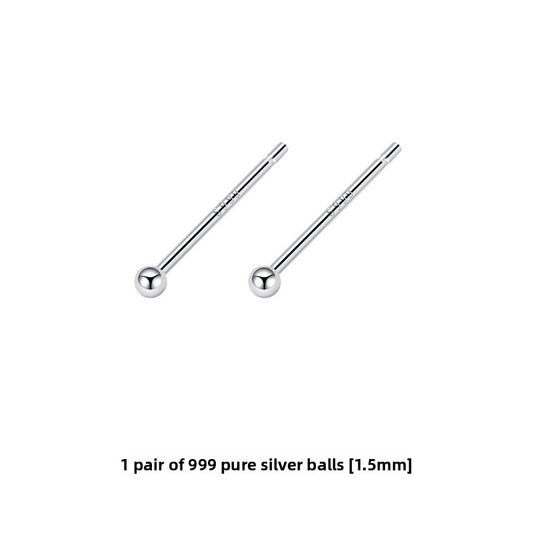 Sterling Silver Earrings for Women, Hypoallergenic Studs and Ear Sticks