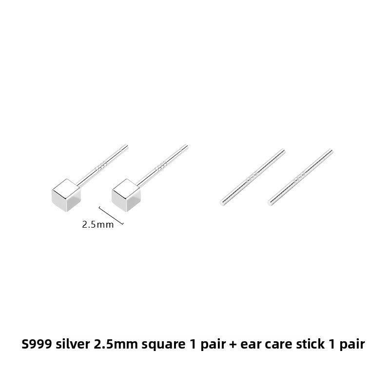 Sterling Silver Earrings for Women, Hypoallergenic Studs and Ear Sticks