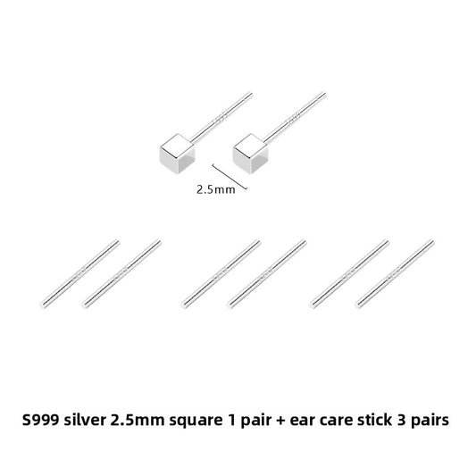 Sterling Silver Earrings for Women, Hypoallergenic Studs and Ear Sticks
