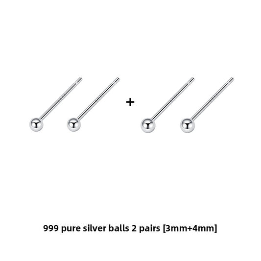 Sterling Silver Earrings for Women, Hypoallergenic Studs and Ear Sticks